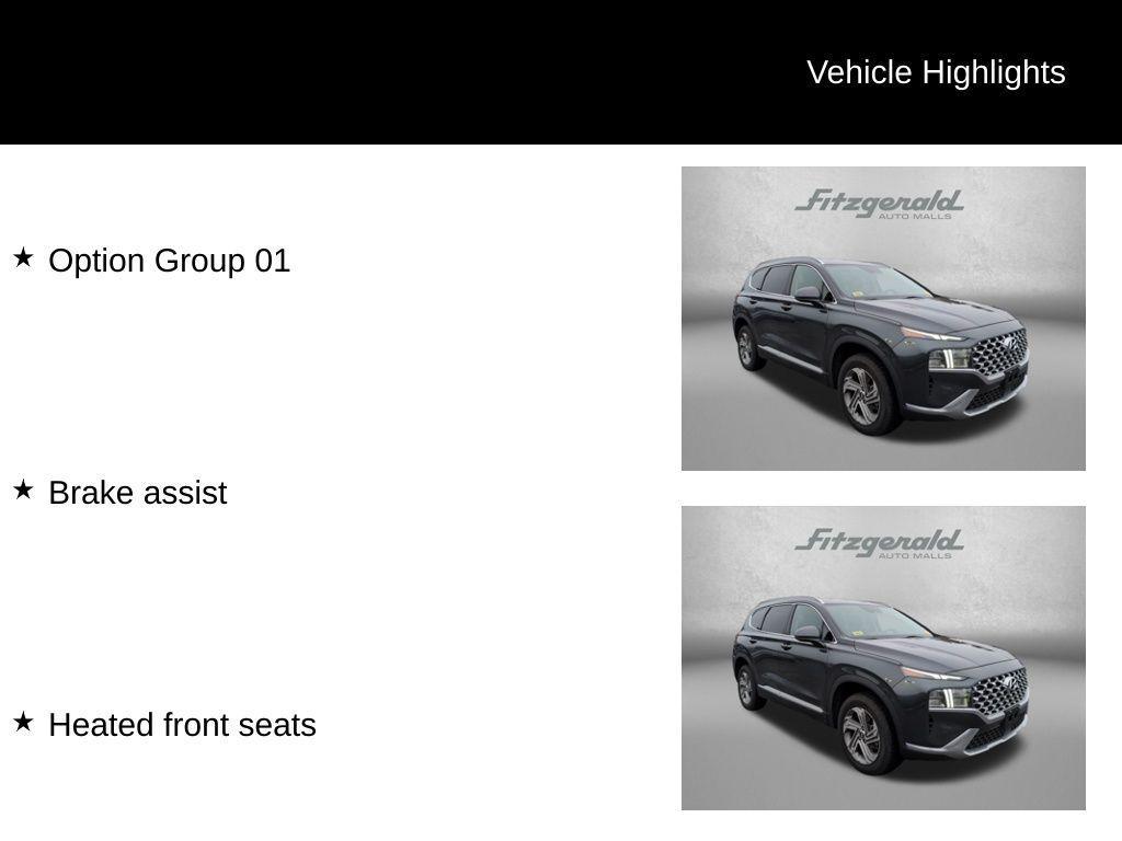 used 2022 Hyundai Santa Fe car, priced at $17,595