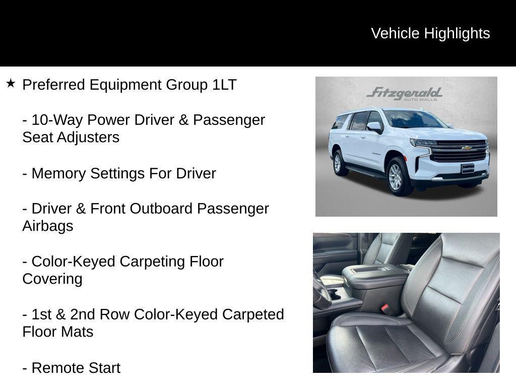 used 2022 Chevrolet Suburban car, priced at $40,794