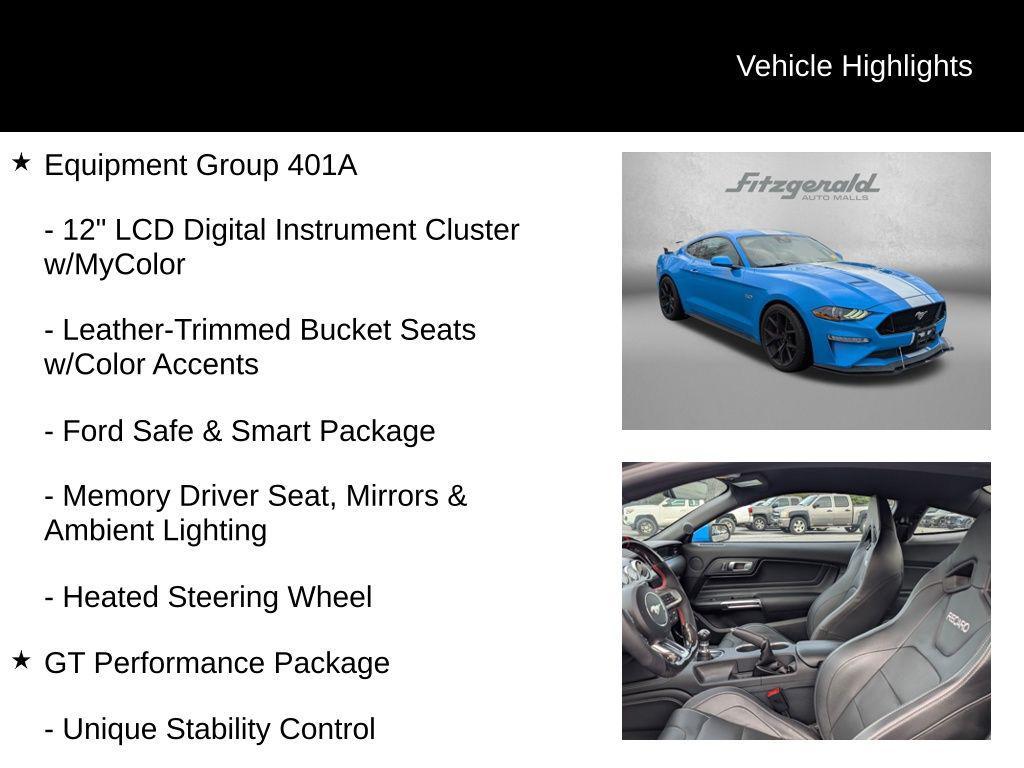 used 2022 Ford Mustang car, priced at $42,995