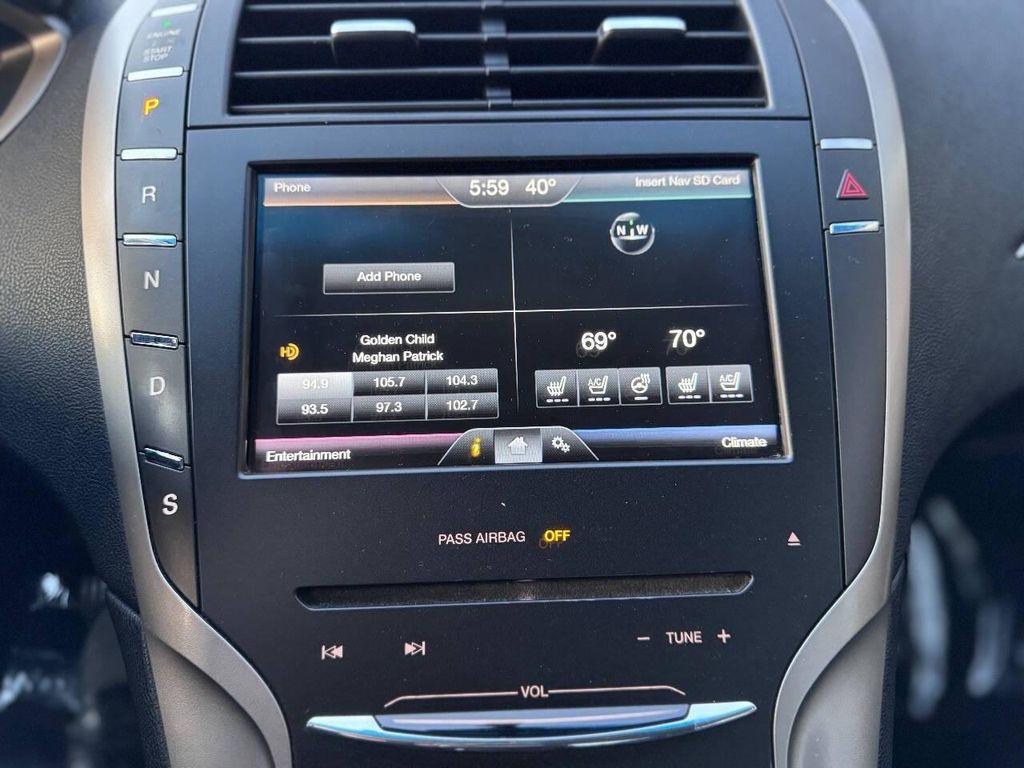 used 2015 Lincoln MKZ car, priced at $9,675