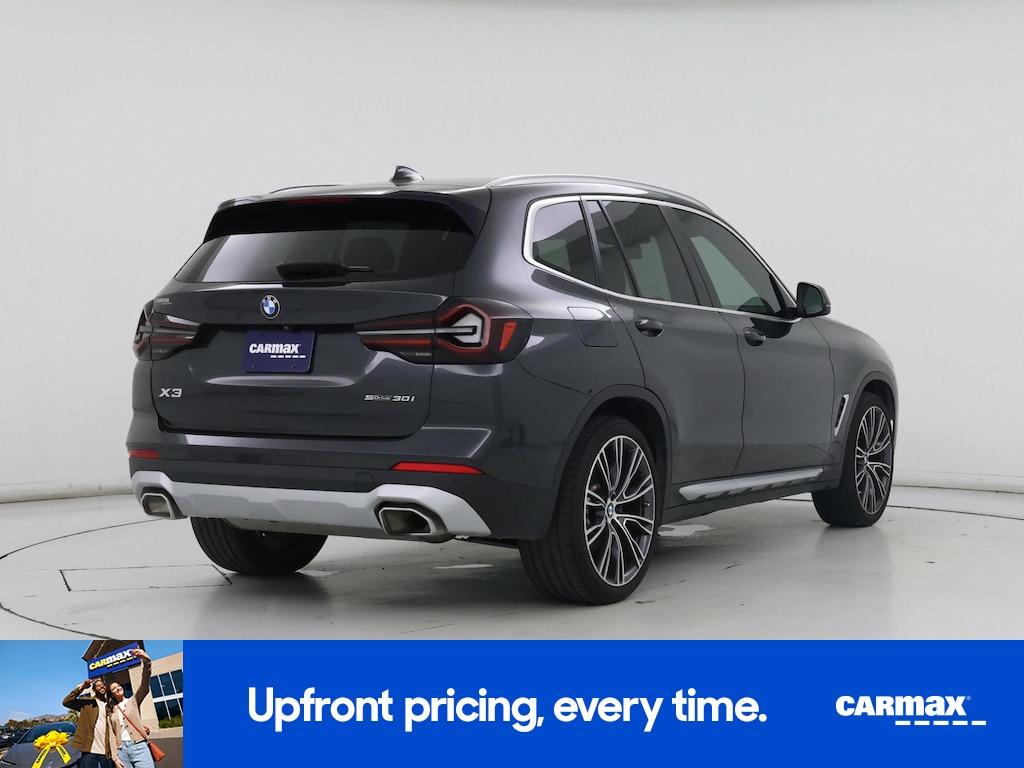used 2022 BMW X3 car, priced at $31,998