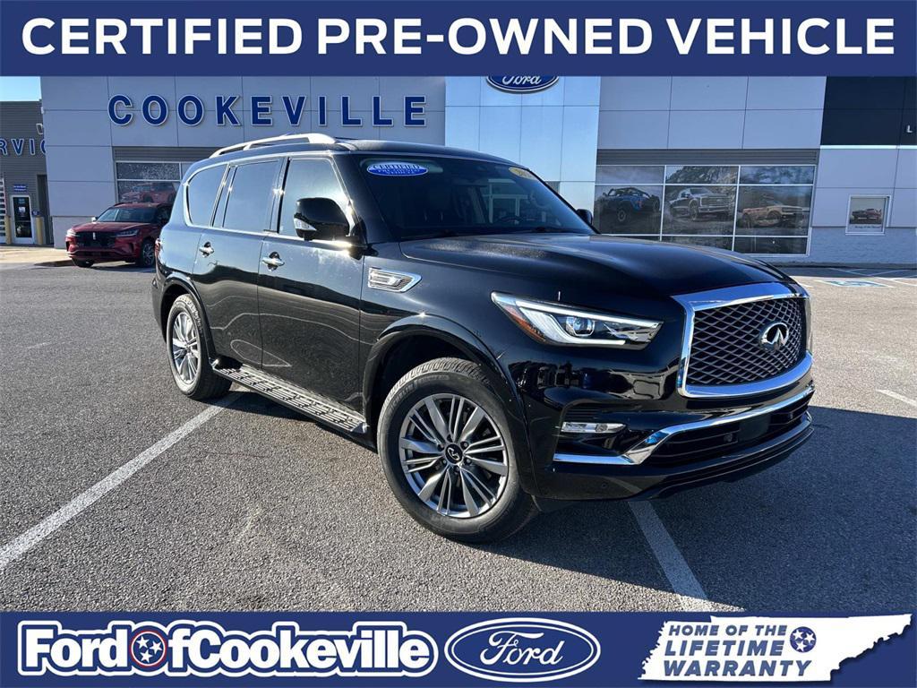 used 2021 INFINITI QX80 car, priced at $34,590