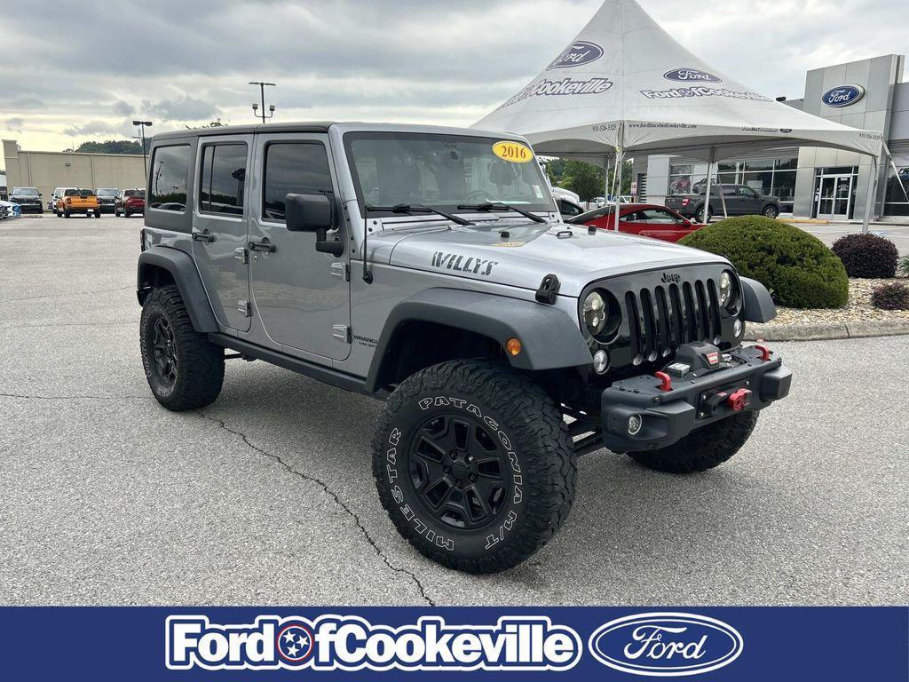 used 2016 Jeep Wrangler Unlimited car, priced at $21,875