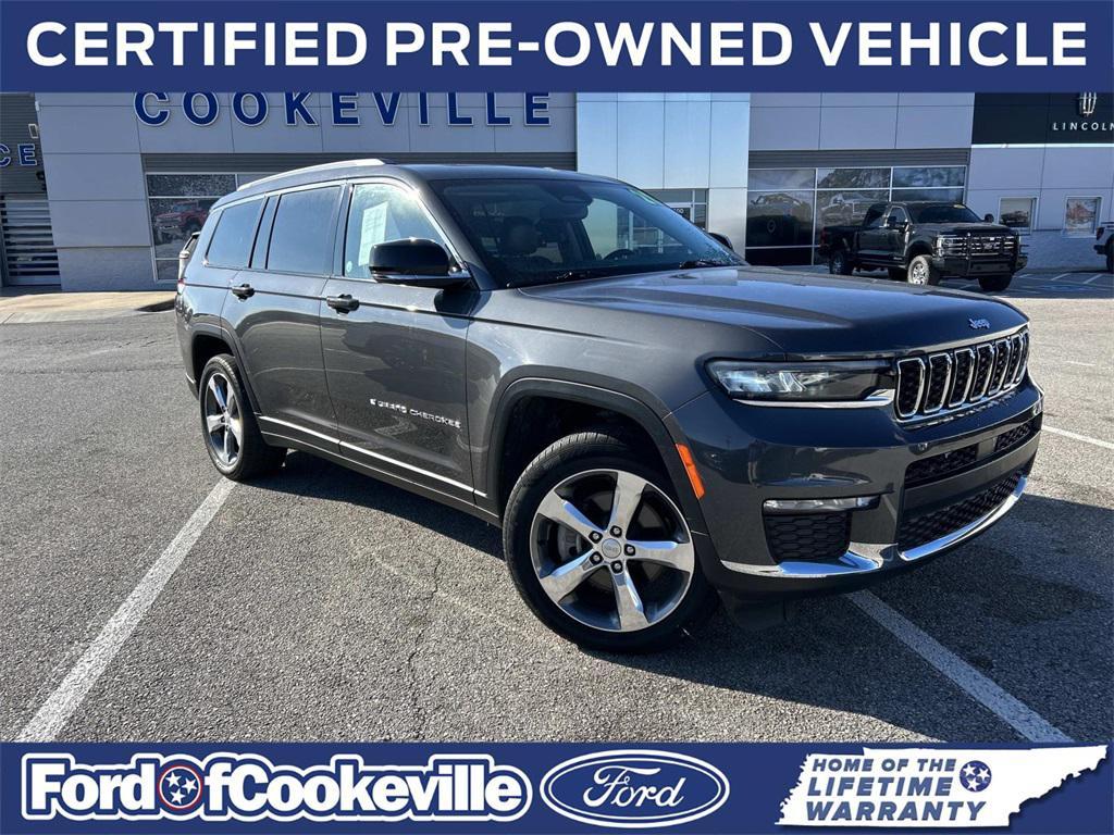 used 2021 Jeep Grand Cherokee L car, priced at $26,990