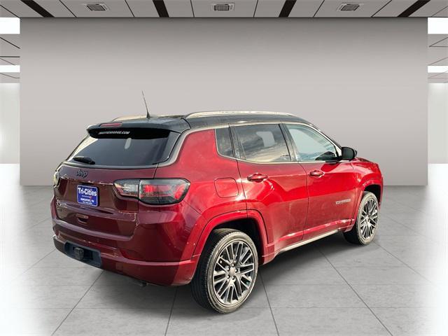 used 2022 Jeep Compass car, priced at $21,805