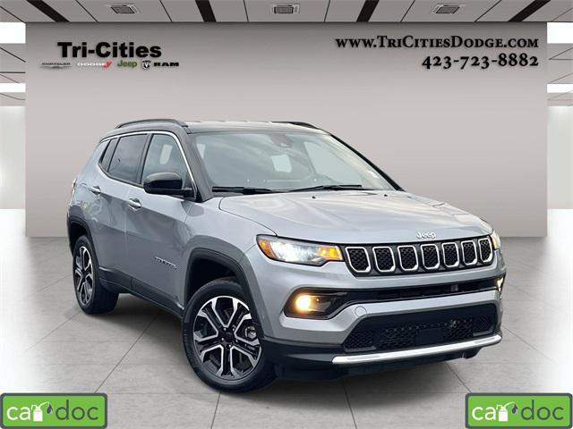 used 2023 Jeep Compass car, priced at $23,139