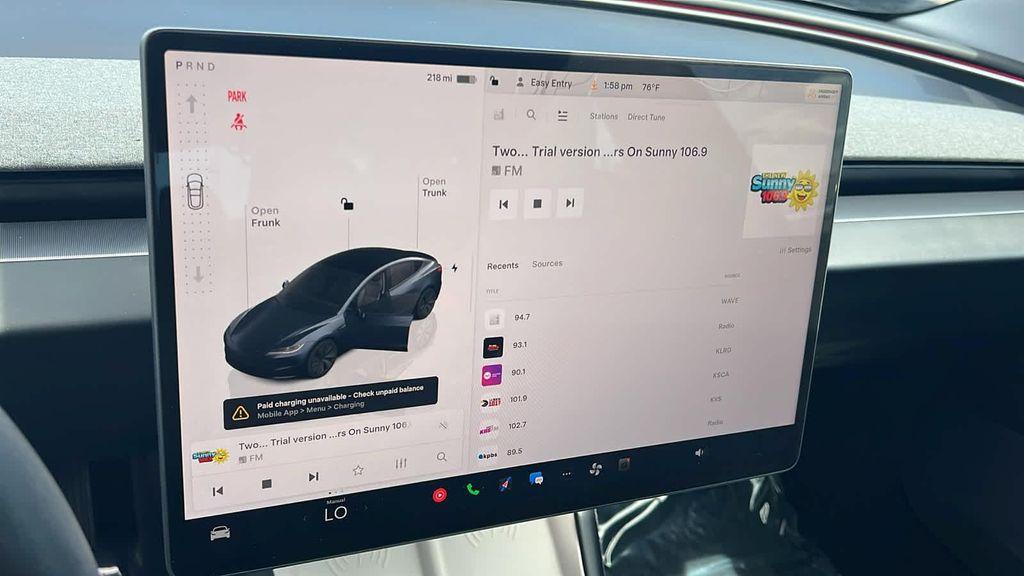 used 2024 Tesla Model 3 car, priced at $38,480