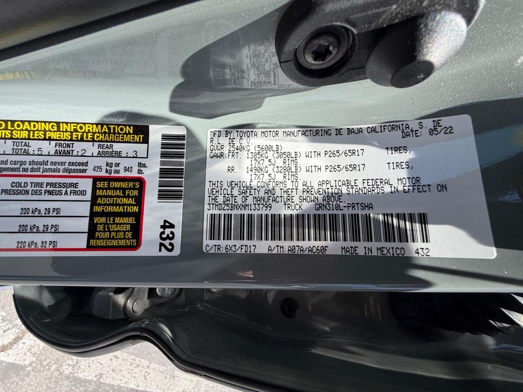 used 2022 Toyota Tacoma car, priced at $38,499