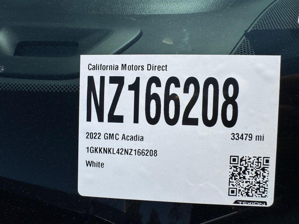used 2022 GMC Acadia car, priced at $26,599