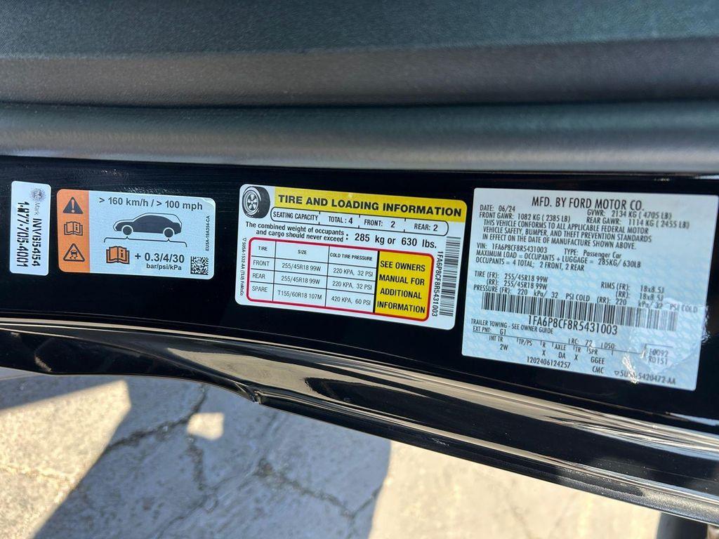 used 2024 Ford Mustang car, priced at $41,799