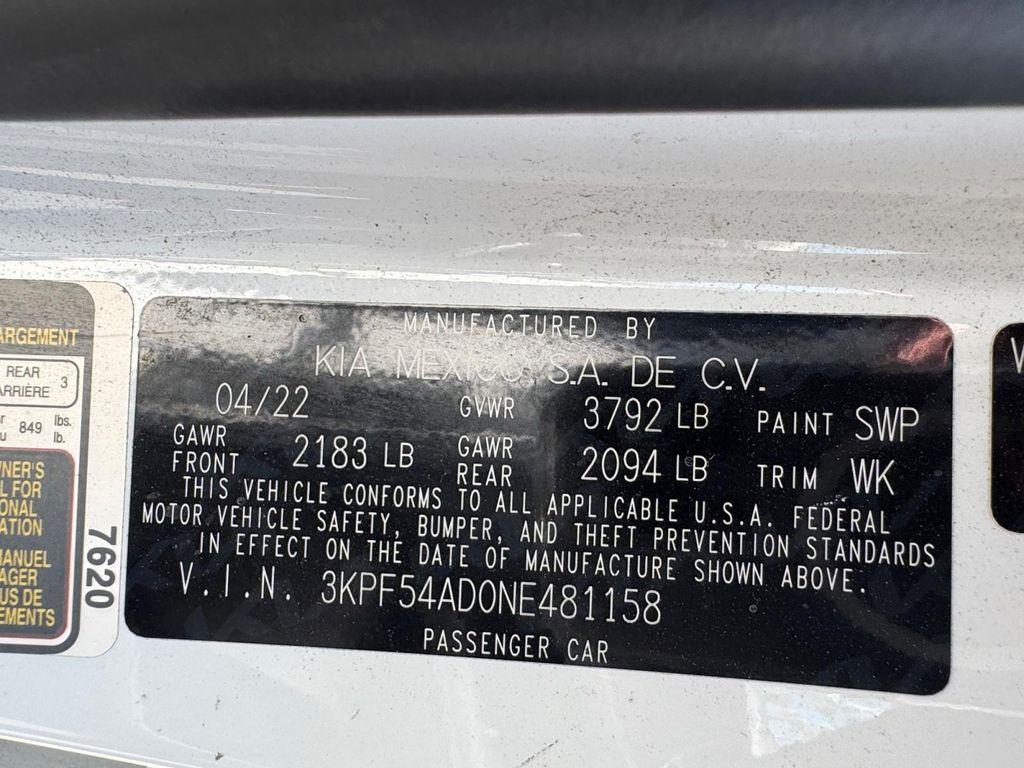 used 2022 Kia Forte car, priced at $17,499