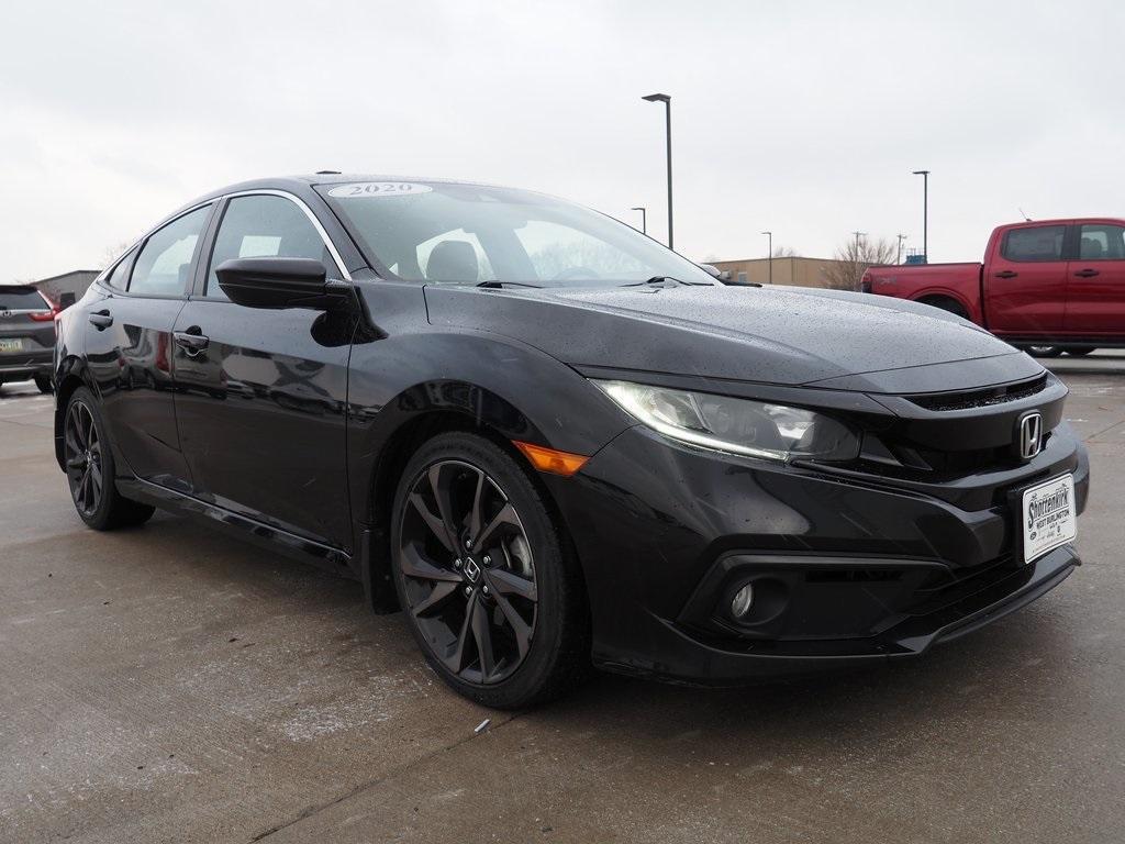 used 2020 Honda Civic car, priced at $16,333