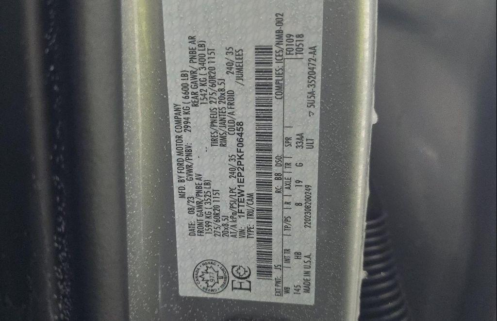 used 2023 Ford F-150 car, priced at $47,000