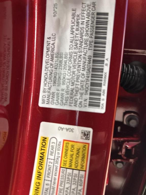 new 2025 Honda Accord car, priced at $30,866