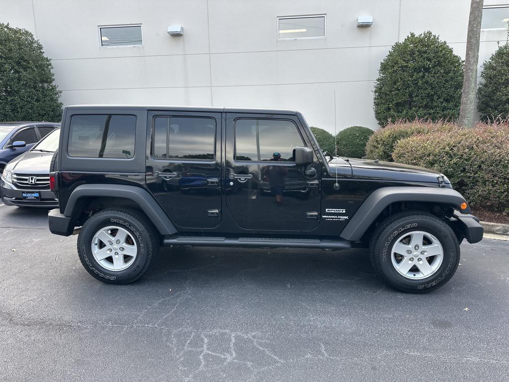 used 2018 Jeep Wrangler JK Unlimited car, priced at $20,500