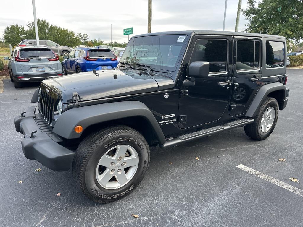 used 2018 Jeep Wrangler JK Unlimited car, priced at $20,500