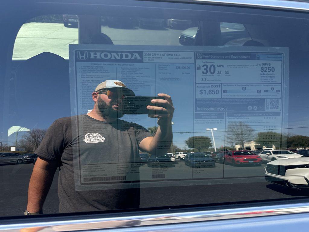 used 2026 Honda CR-V car, priced at $36,000