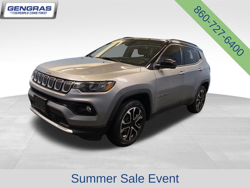 used 2022 Jeep Compass car, priced at $23,894