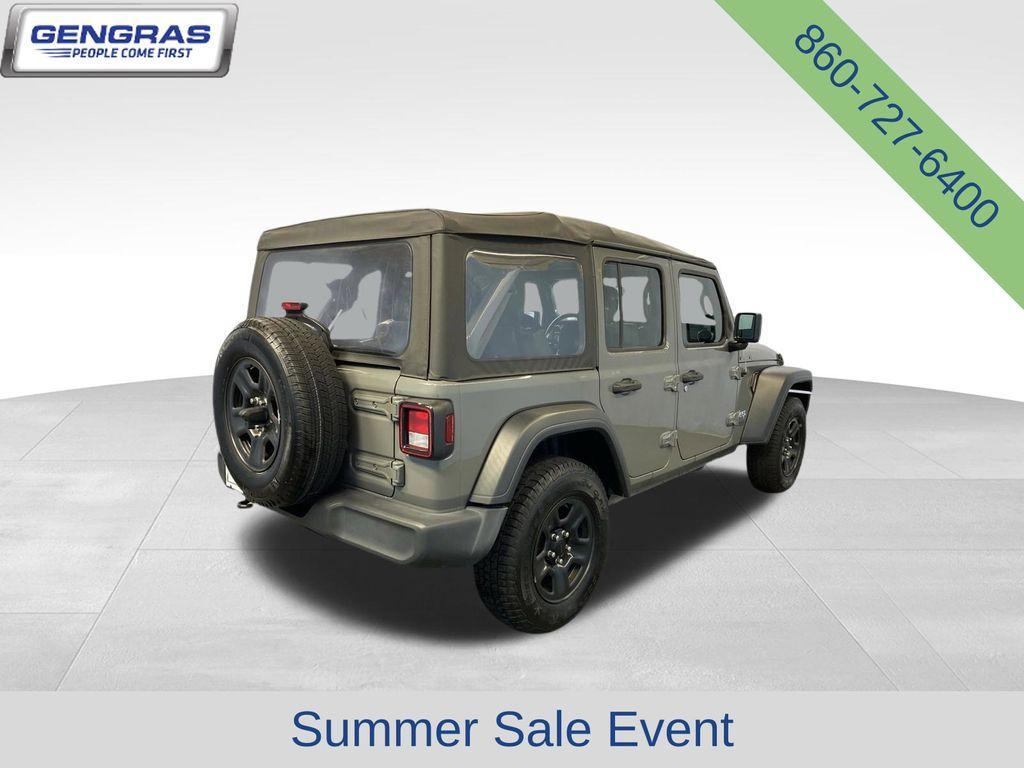 used 2021 Jeep Wrangler Unlimited car, priced at $27,198