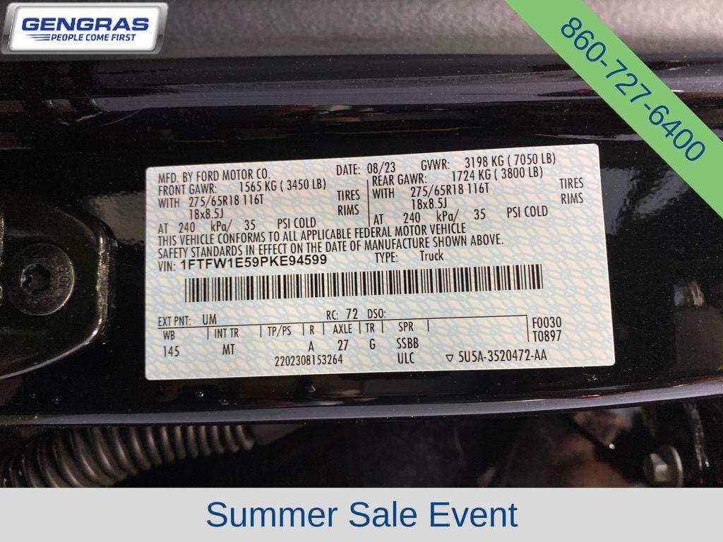 used 2023 Ford F-150 car, priced at $43,894
