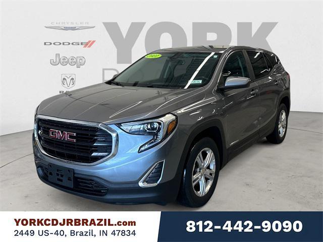 used 2021 GMC Terrain car, priced at $18,095