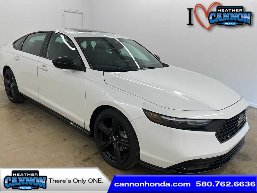 new 2025 Honda Accord Hybrid car, priced at $35,295