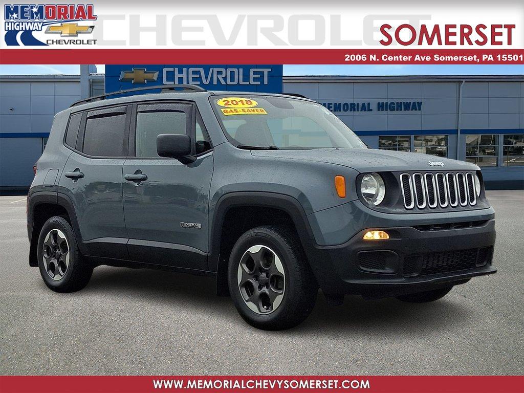 used 2018 Jeep Renegade car, priced at $10,588