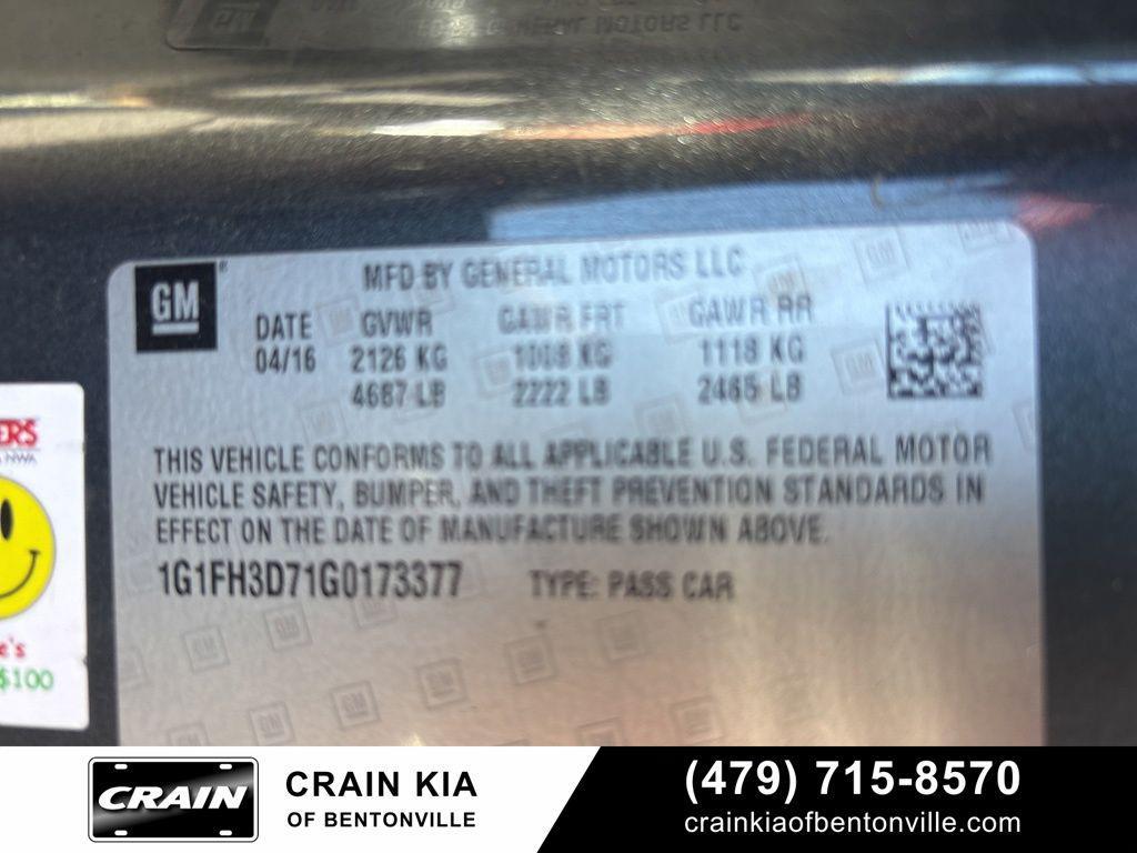 used 2016 Chevrolet Camaro car, priced at $29,000