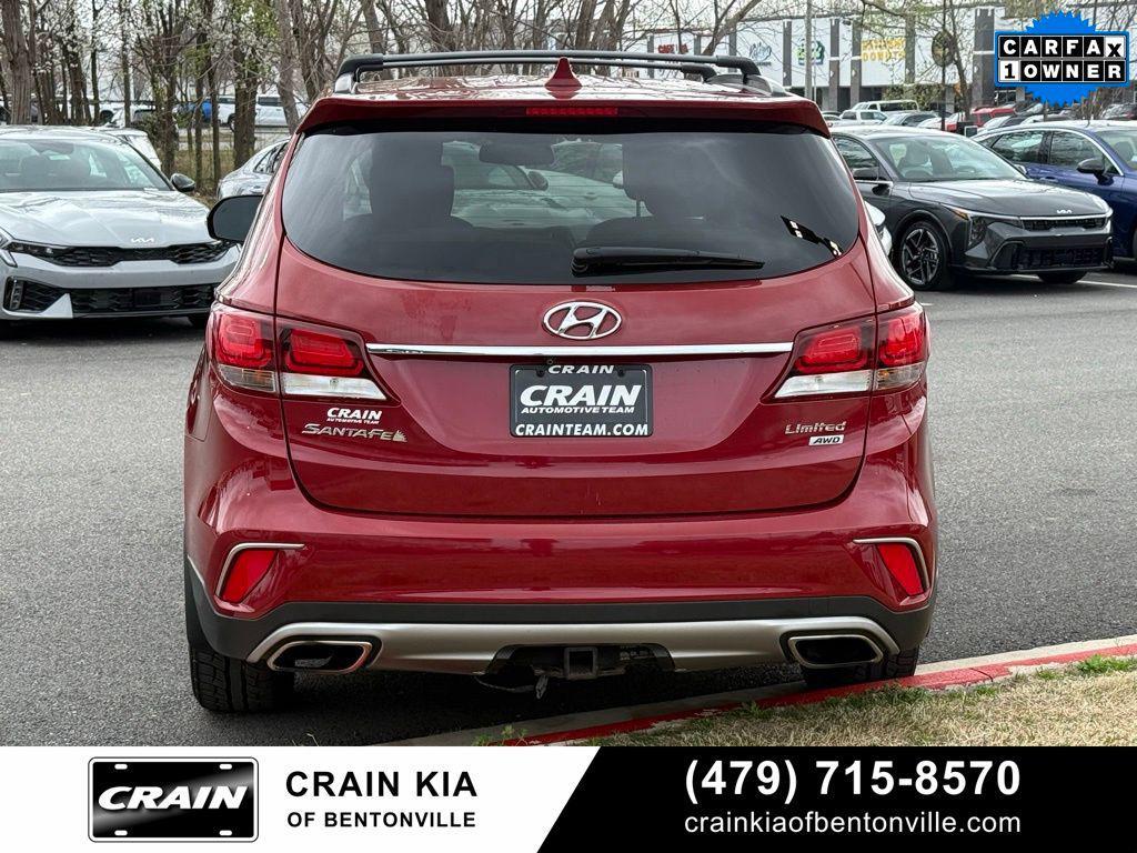 used 2017 Hyundai Santa Fe car, priced at $15,600