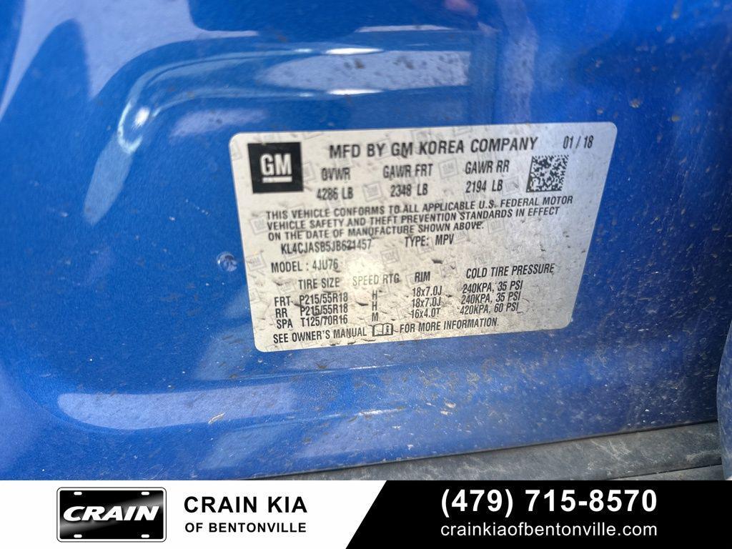used 2018 Buick Encore car, priced at $12,995