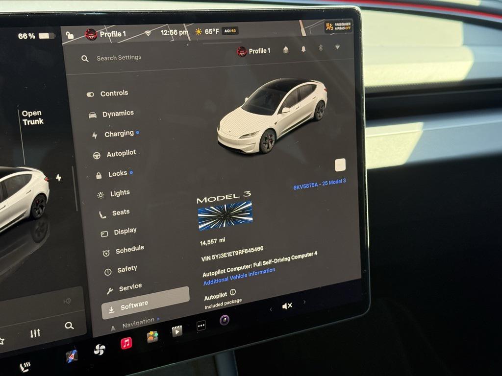 used 2024 Tesla Model 3 car, priced at $42,500