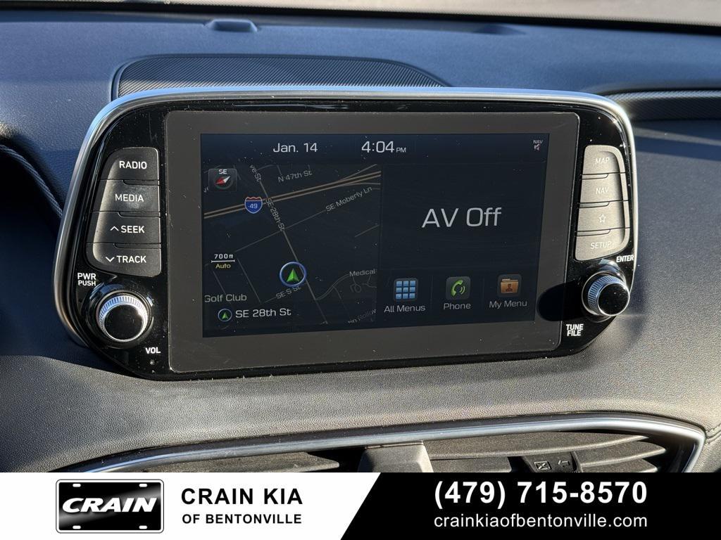 used 2020 Hyundai Santa Fe car, priced at $19,300