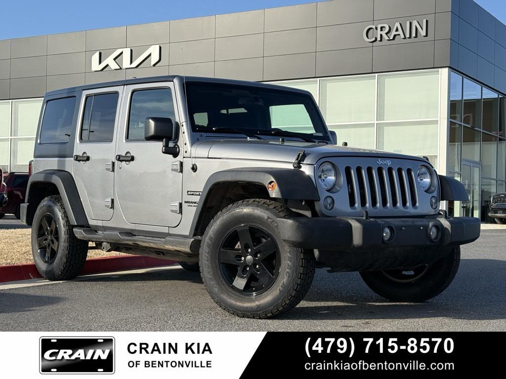 used 2017 Jeep Wrangler Unlimited car, priced at $17,700