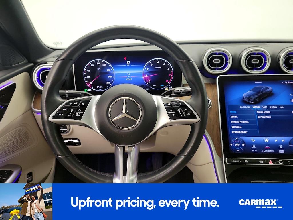used 2023 Mercedes-Benz C-Class car, priced at $34,998