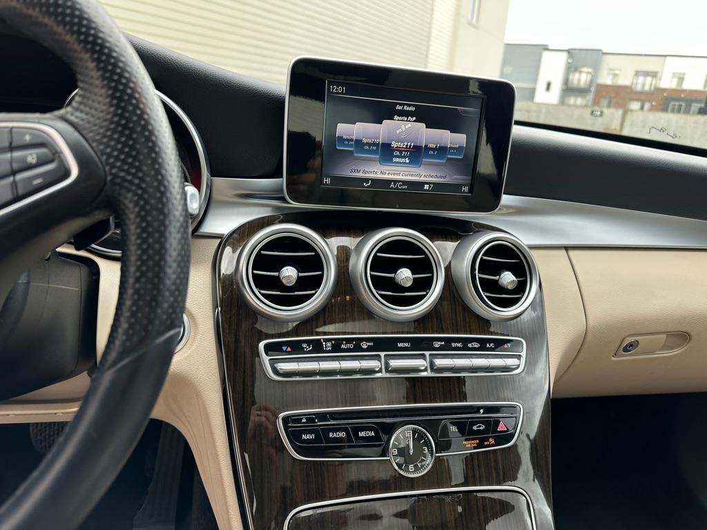 used 2018 Mercedes-Benz C-Class car, priced at $19,950