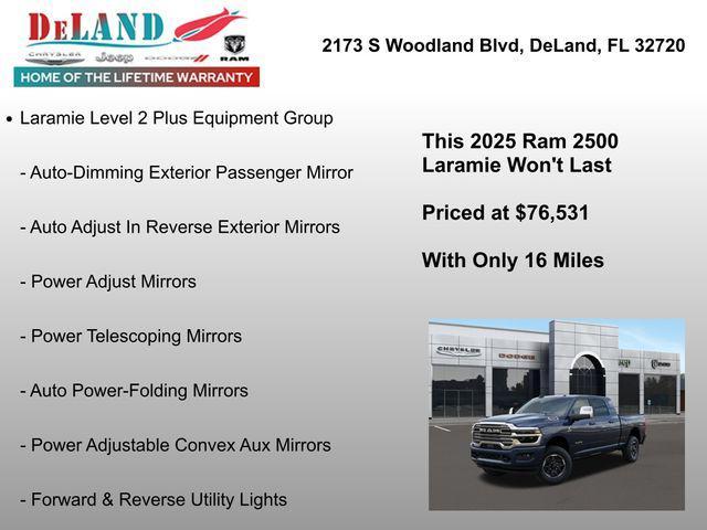 new 2025 Ram 2500 car, priced at $76,531