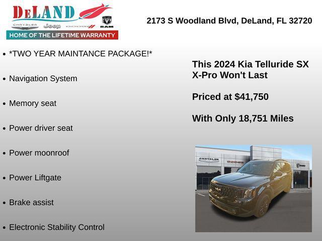 used 2024 Kia Telluride car, priced at $41,750