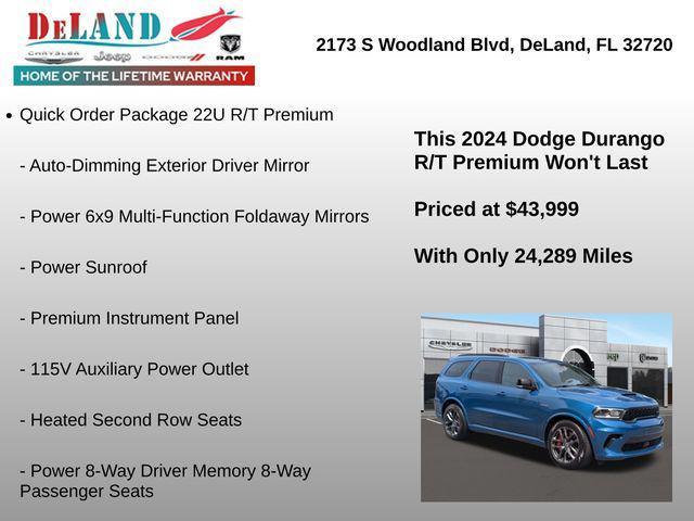 used 2024 Dodge Durango car, priced at $43,999