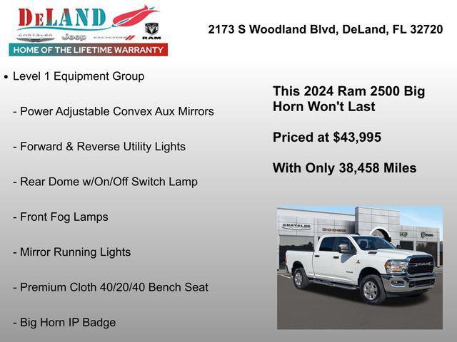 used 2024 Ram 2500 car, priced at $43,995