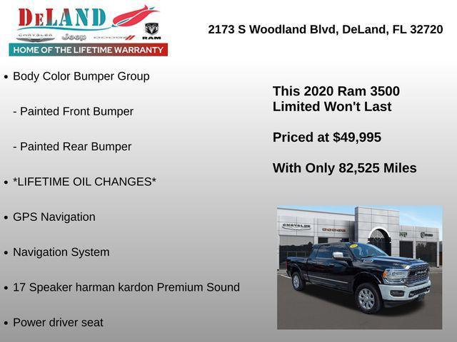 used 2020 Ram 3500 car, priced at $49,995