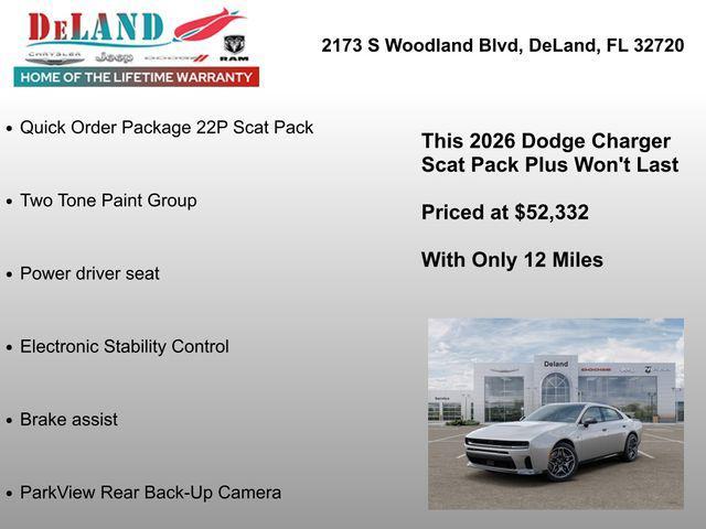 new 2026 Dodge Charger car, priced at $52,332