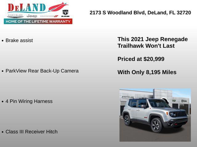 used 2021 Jeep Renegade car, priced at $20,999