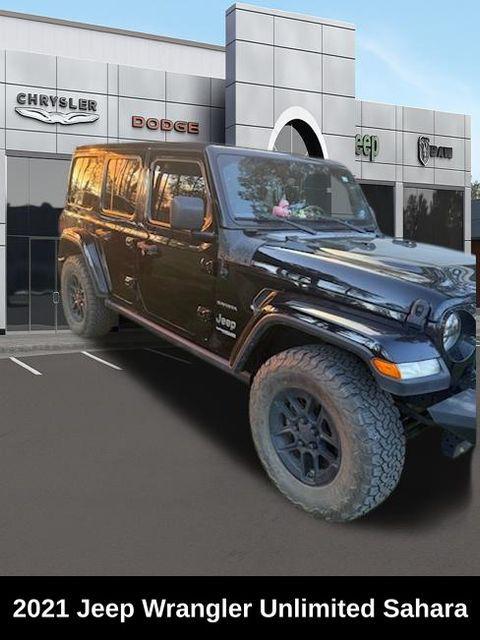 used 2021 Jeep Wrangler Unlimited car, priced at $26,999