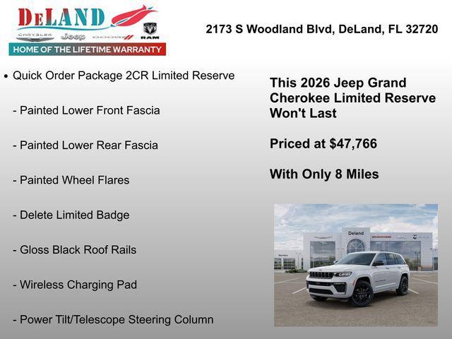 new 2026 Jeep Grand Cherokee car, priced at $47,766