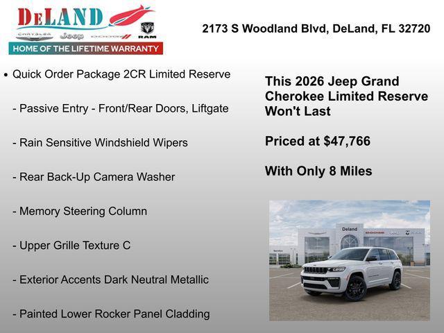new 2026 Jeep Grand Cherokee car, priced at $47,766