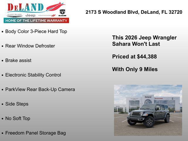 new 2026 Jeep Wrangler car, priced at $44,388