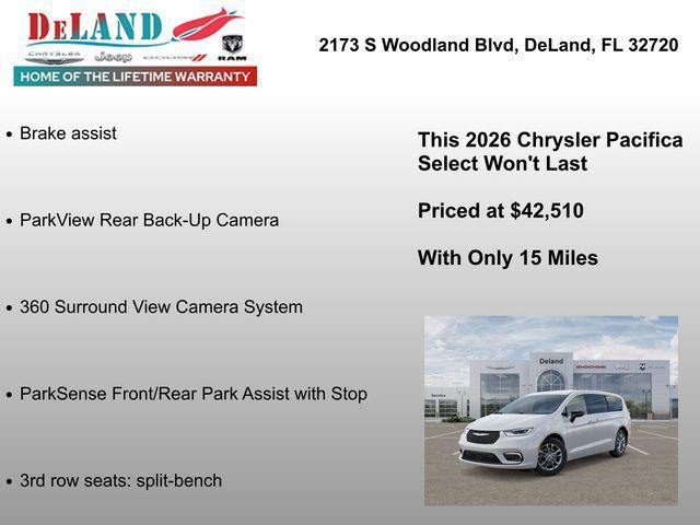 new 2026 Chrysler Pacifica car, priced at $42,510