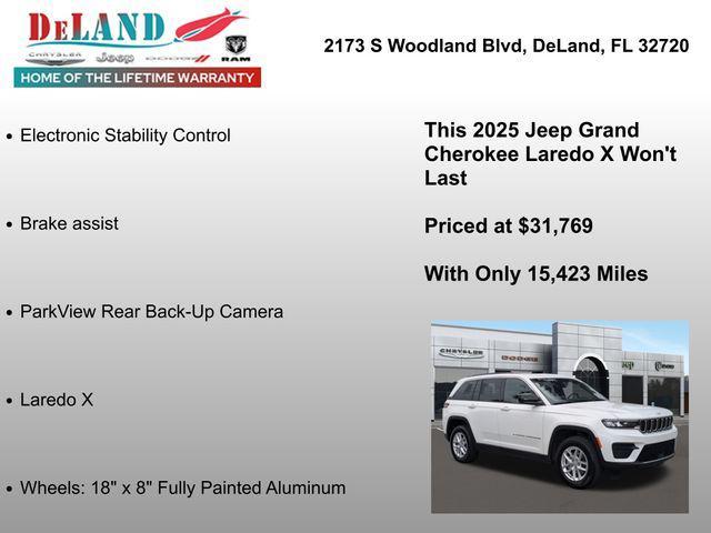 used 2025 Jeep Grand Cherokee car, priced at $31,769