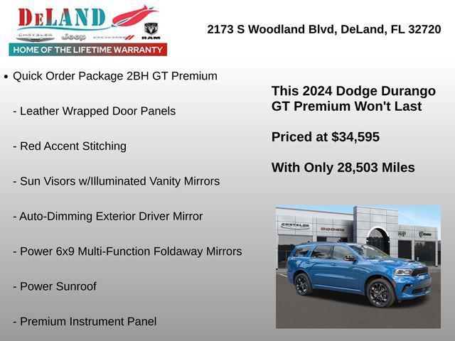 used 2024 Dodge Durango car, priced at $34,595