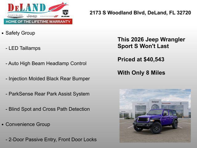 new 2026 Jeep Wrangler car, priced at $40,543